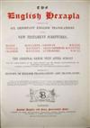 BIBLES, etc.  1840s  The English Hexapla . . . the Six Important English Translations of the New Testament. Prelims in single columns.